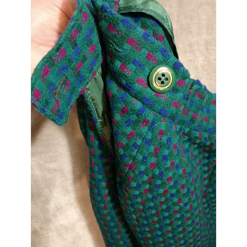 Vtg Miss Pendleton 100% Virgin Wool Pencil Skirt Sz 10 Retro Preppy Secretary - Picture 6 of 7